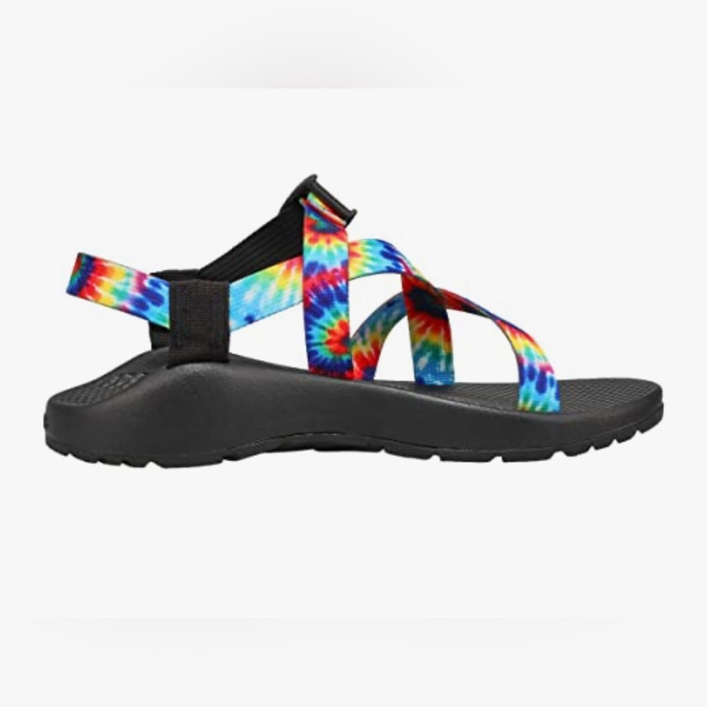 Chaco Z Cloud Sandals Rainbow Tie Dye Size 6